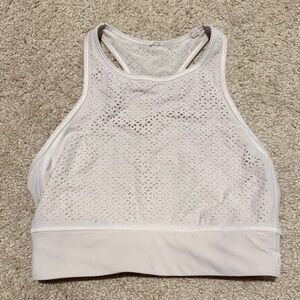 Lululemon Light Pink High-Neck Sports Bra